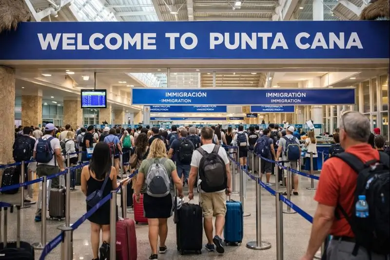 punta cana airport arrival time