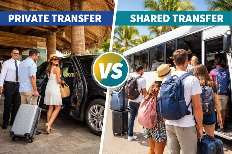 shared vs private transfer punta cana